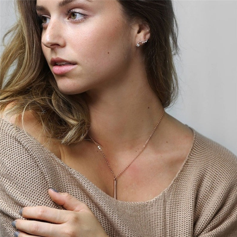 Custom A-Z Initial Letter Pendant Necklace – Gold Plated Chai
