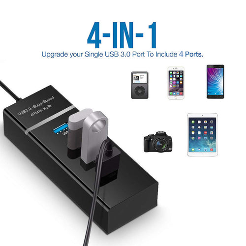 4 In 1 2.0 3.0 USB HUB Splitter High Speed Multi Splitter USB