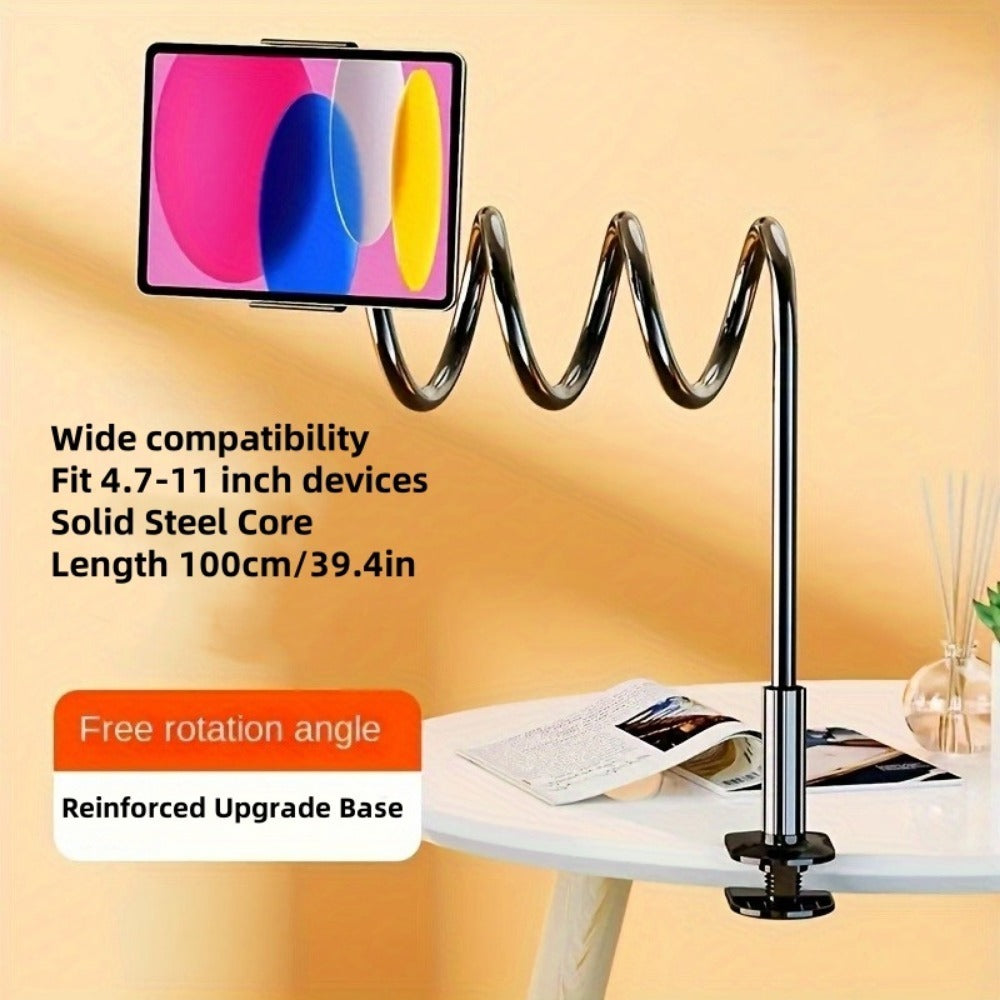 Updated Gooseneck Tablet Holder Stand For Bed 39.4inch Adjustable