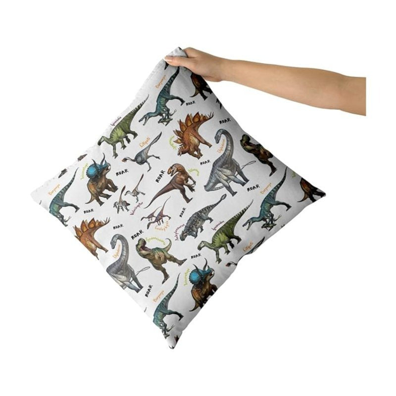 Wild Dinosaur Pillow Cover - Animal Dinosaur Pillowcase