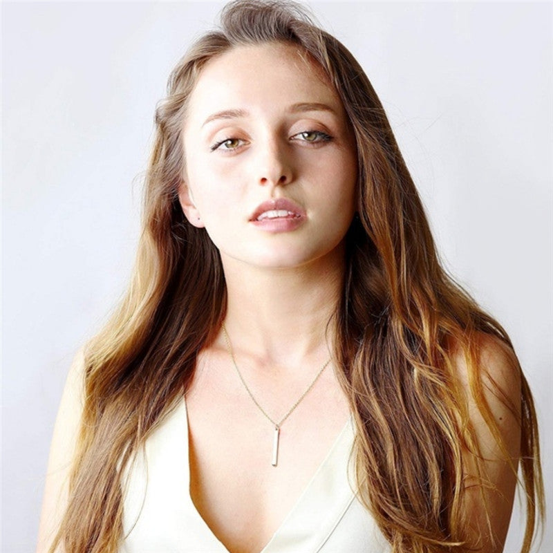 Custom A-Z Initial Letter Pendant Necklace – Gold Plated Chai