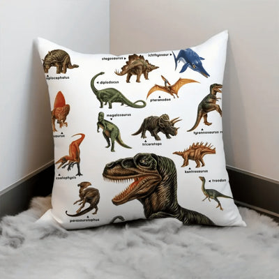 Wild Dinosaur Pillow Cover - Animal Dinosaur Pillowcase