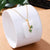White Jade With Cross Chain