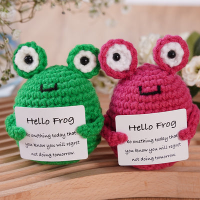 Handicraft Cute Small Animal Wool Knitted Ornaments