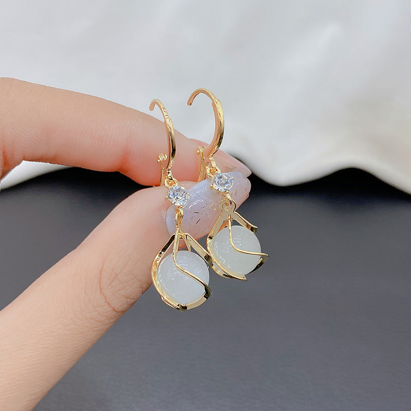 Cat's Eye Earrings Women's Fashion