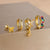 Golden Colorful Crystals